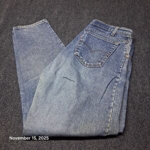 Vintage Levis 585 Denim‎ Blue Jeans Relaxed Straight Leg Size 34x34